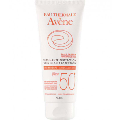 Lait minéral SPF50+, 100ml Avene - Parashop