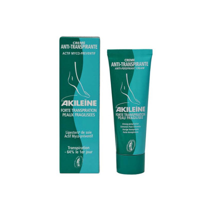 AKILEINE Crème Anti-Transpirante pieds, 50ml Akileine - Parashop