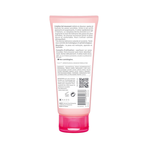 Bioderma CREALINE Gel Moussant, 100ml | Parashop.com
