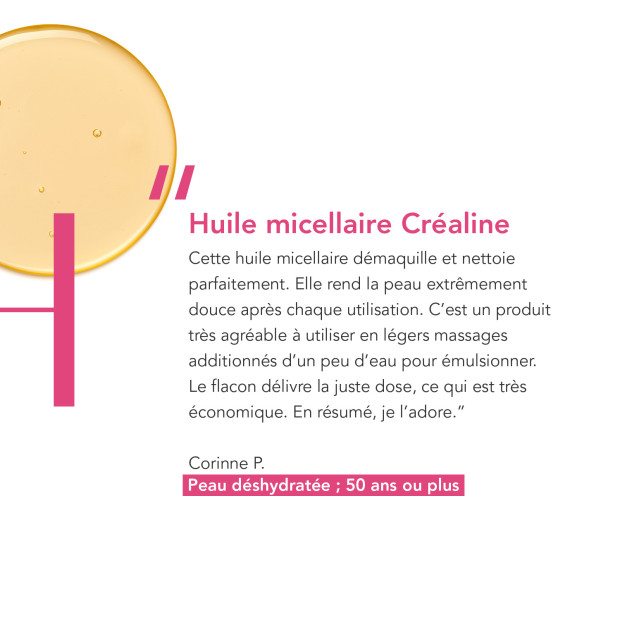 Crealine Huile Micellaire Visage & Yeux, 150ml