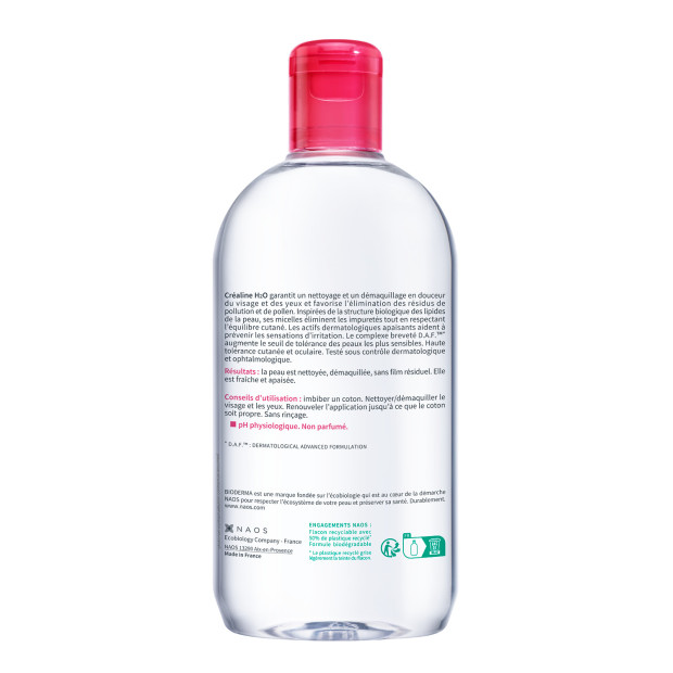 Bioderma CRÉALINE H2O sans parfum, 500ml | Parashop.com