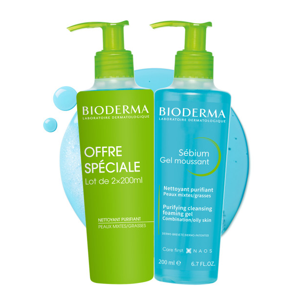 Bioderma SÉBIUM Moussant, 2x200ml | Parashop.com