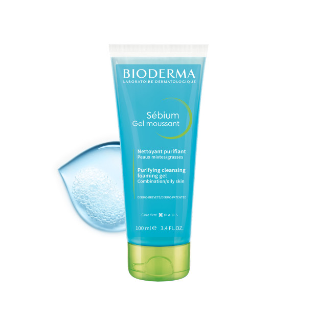 Sebium Gel Moussant Nettoyant Purifiant, 100ml