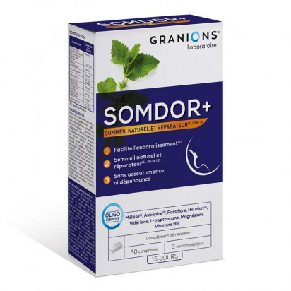 SOMDOR+. Boîte 30 comprimés Granions - Parashop
