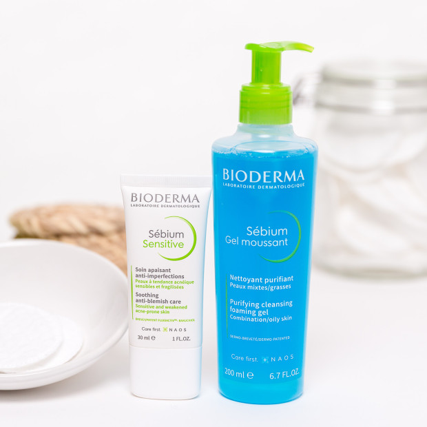 Bioderma SÉBIUM Gel Nettoyant Visage Moussant, 200ml | Parashop.com