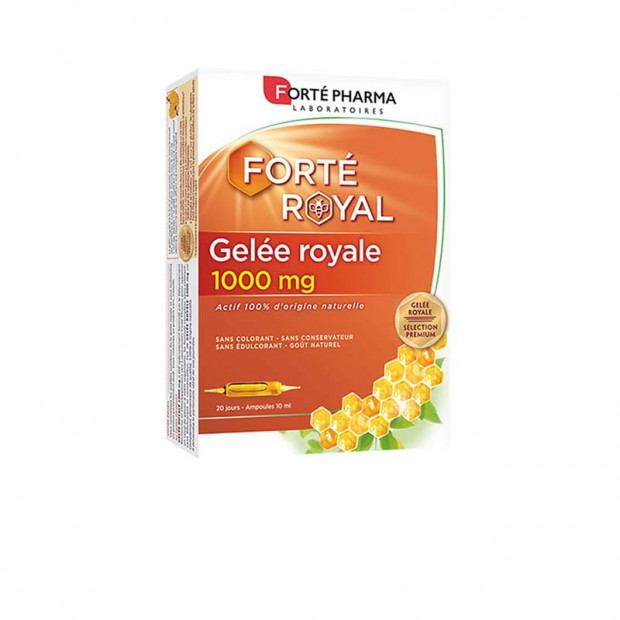 FORTE ROYAL Gelée royale 1000mg, 20 ampoules Forte Pharma - Parashop
