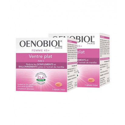 MINCEUR, Ventre Plat Duo, 120 Capsules Oenobiol - Parashop