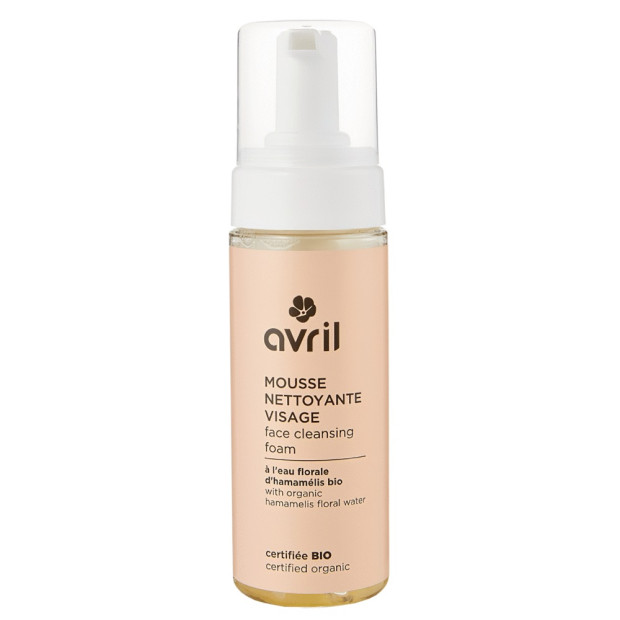 Avril Mousse Nettoyante Visage Certifiée Bio, 150ml | Parashop.com