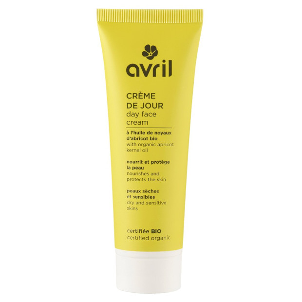 Avril Crème de Jour Peaux Sèches et Sensibles Certifiée Bio, 50ml | Parashop.com
