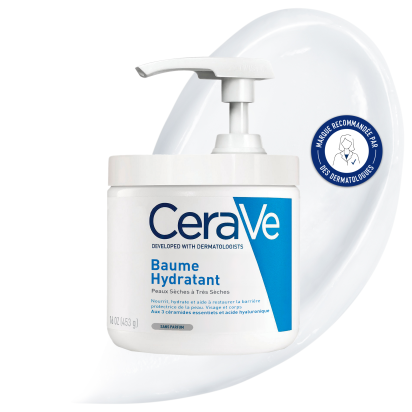 Baume Hydratant, Corps et Visage avec pompe, 454g/Parashop.com