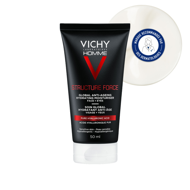 Homme Soin global hydratant anti-age Structure Force, 50ml Vichy - Parashop.com