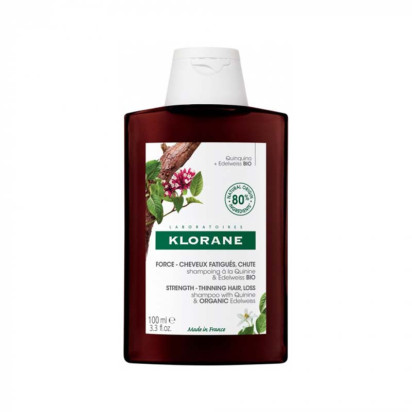 FORTIFIANT & STIMULANT Shampoing quinine vitamines B, 100ml Klorane - Parashop