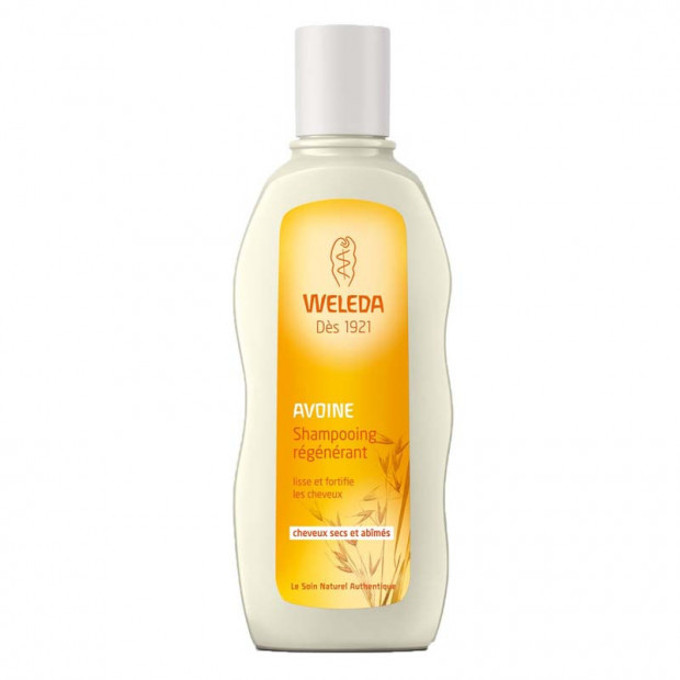 Shampoing régénérant à l'Avoine, 190ml Weleda - Parashop