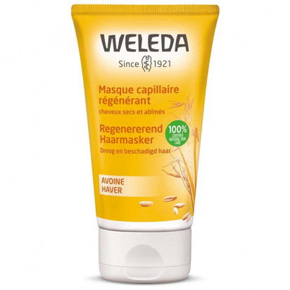 Masque capillaire régénérant à l'Avoine, 150ml Weleda - Parashop