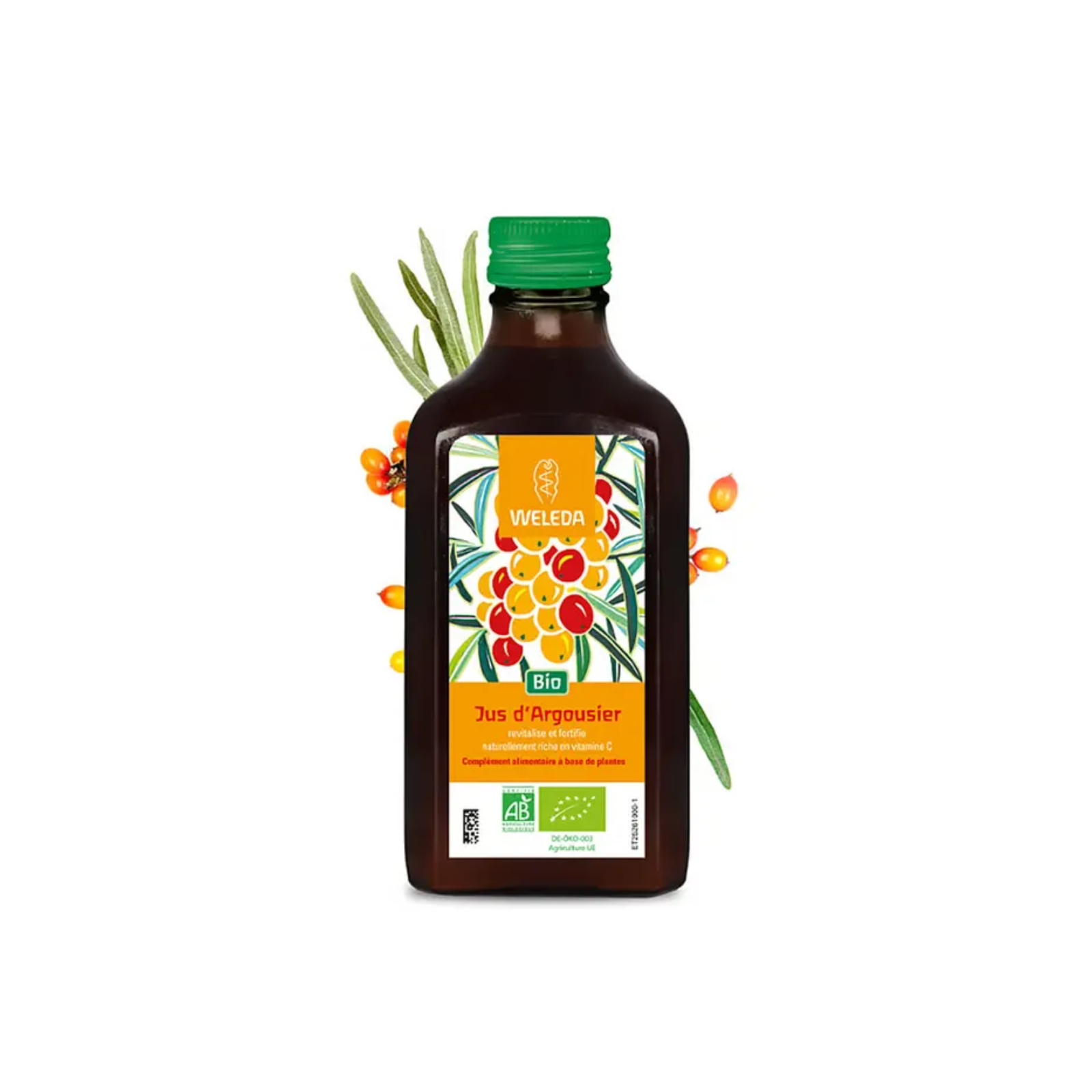 Jus D'Argousier Weleda - Riche En Vitamine C Naturelle, Revitalisant, Flacon Neuf