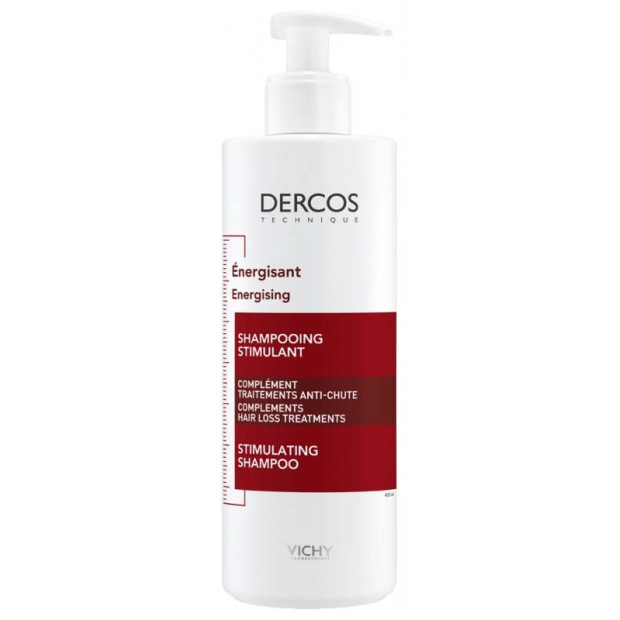 DERCOS shampoing stimulant energisant, 400ml Vichy - Parashop