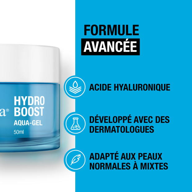 Hydro Boost Aqua-Gel Peau Normale Mixte, 50ml