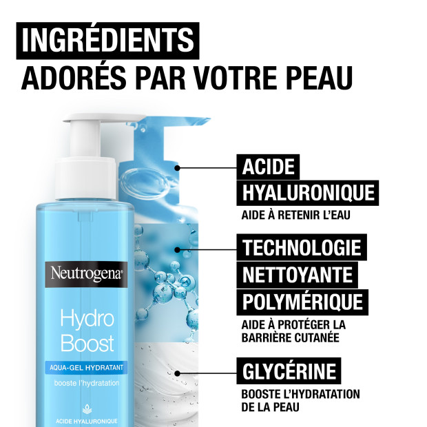 Hydro Boost Nettoyant Aqua-Gel Hydratant, 200ml