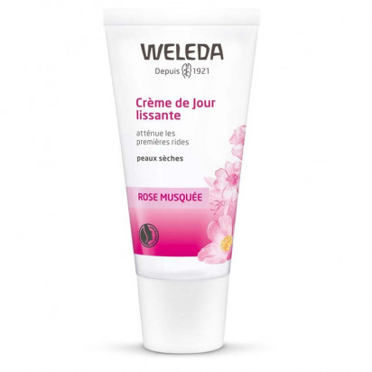 Crème de Jour lissante à la Rose musquée, 30ml Weleda - Parashop