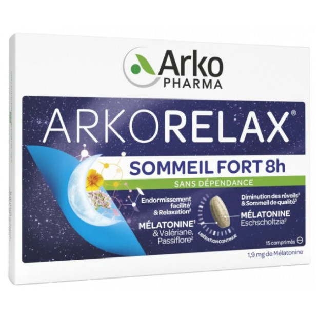 Arkopharma Arkorelax® Sommeil Fort. Bt 15 Cps | Parashop.com