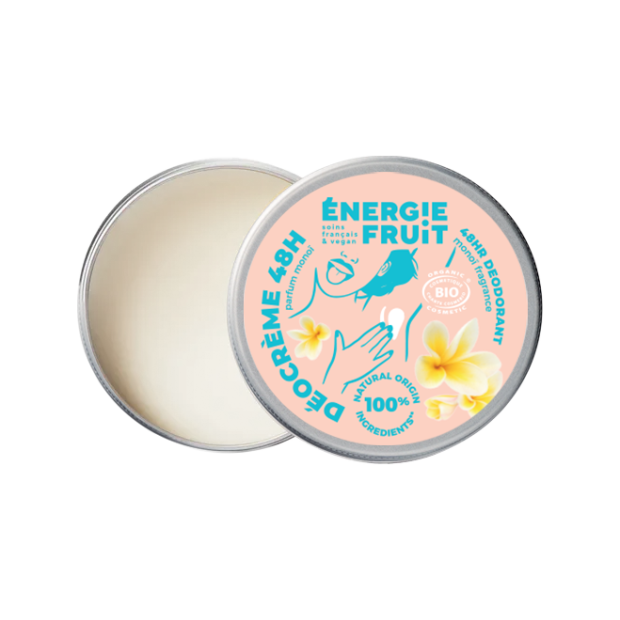 Déo crème 48h monoï bio, 45g Energie Fruit - Parashop