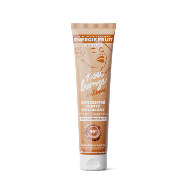 Energie Fruit Autobronzant Concentré Teinté Sublimant Bio, 100ml | Parashop.com