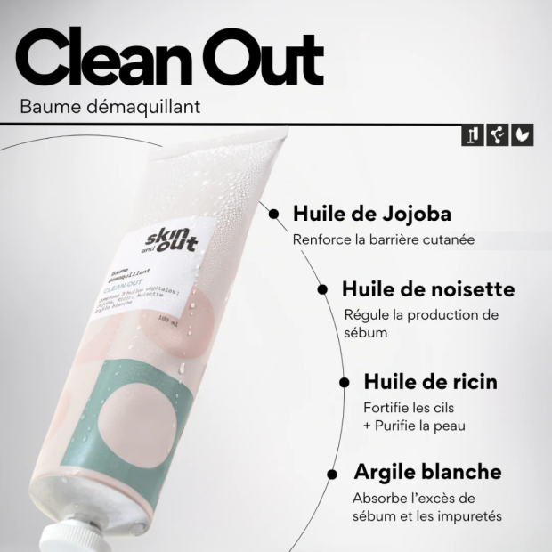 CLEAN OUT Baume démaquillant, 100ml