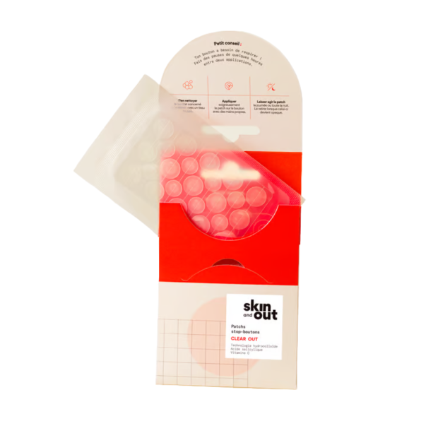 Skin&Out CLEAR OUT Patchs stop-boutons, x23 | Parashop.com