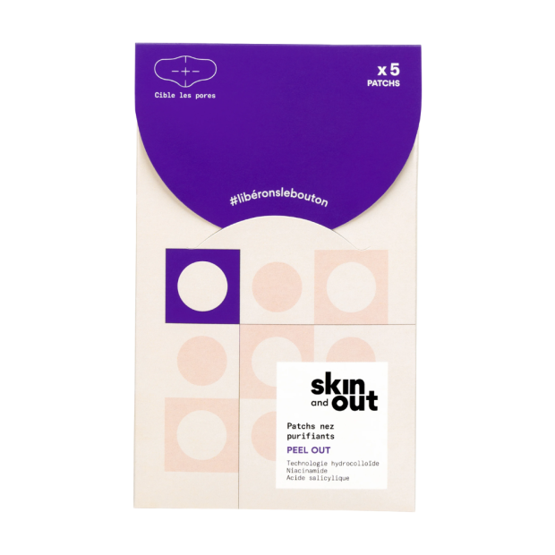 Skin&Out PEEL OUT Patchs Nez Purifiants, 5 patchs | Parashop.com