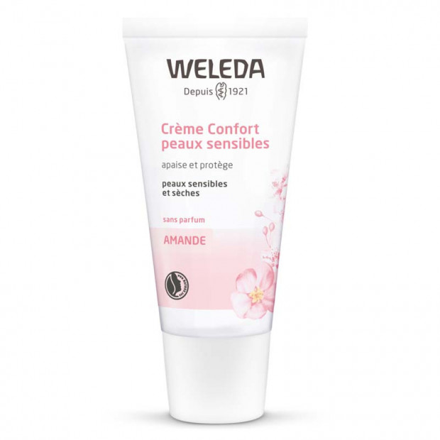 Amande crème confort peaux sensibles, 30ml Weleda - Parashop