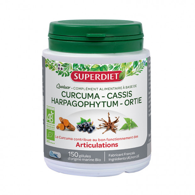 Quatuor articulation bio, 150 gélules Super Diet - Parashop