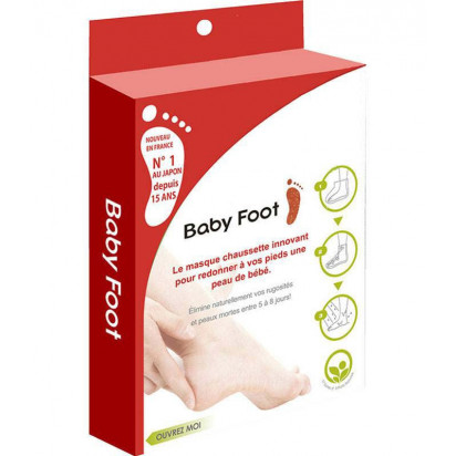 Masque chaussette exfoliant pour les pieds, 1 paire Babyfoot - Parashop