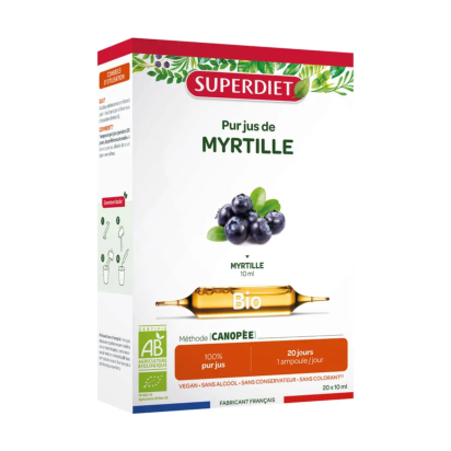 Myrtille Bio, 20 ampoules