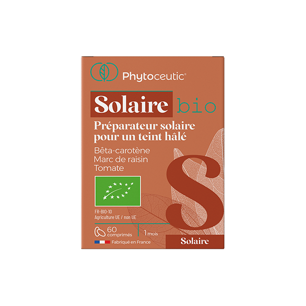 Phytoceutic SOLAIRE BIO hâle naturel, 60 comprimés | Parashop.com