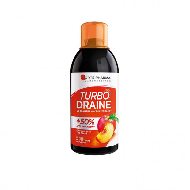 MINCEUR Turbodraine Minceur Thé Pêche, 500 ml Forte Pharma - Parashop