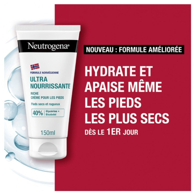 Crème Pieds Très Secs Et Abîmés, 150ml