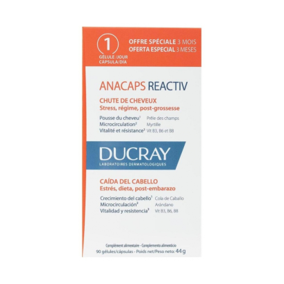 Anacaps Reactiv Chute De Cheveux Réactionnelle, 3X30 Gélules