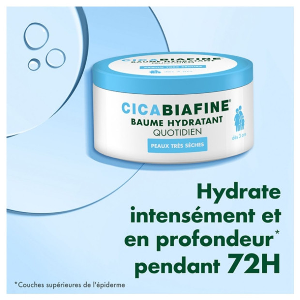 Cicabiafine Baume Hydratant Quotidien Peaux Très Sèches, 300ml