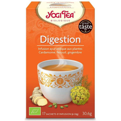 Infusion Digestion Bio, 17 sachets Yogi Tea - Parashop