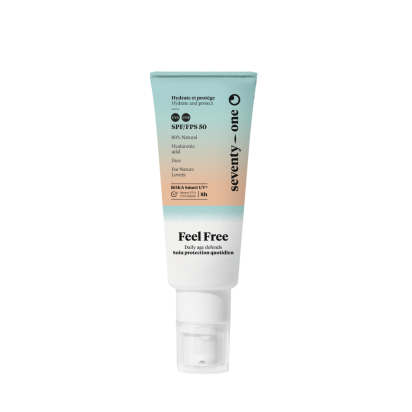 SeventyOne Percent Feel Free Crème Hydratante Visage SPF30, 40ml | Parashop.com