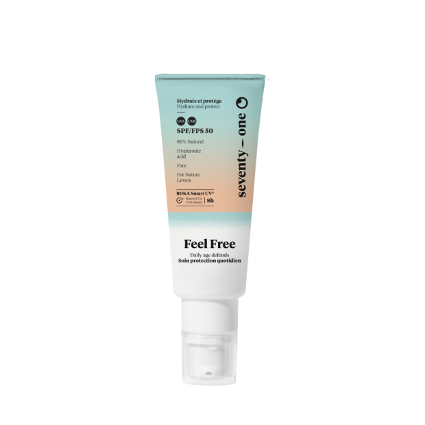 SeventyOne Percent Feel Free Crème Hydratante Visage SPF30, 40ml | Parashop.com