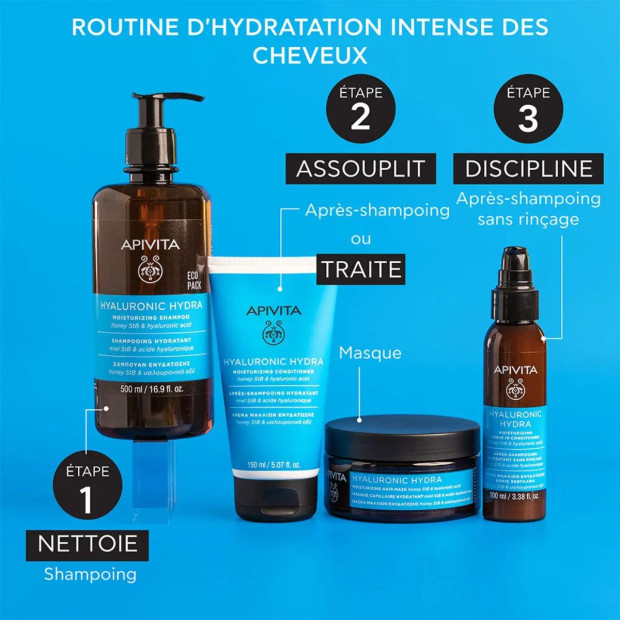Hyaluronic Hydra Après-Shampooing Tous Types de Cheveux, 150ml
