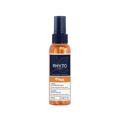 Phyto Plage L'icône Huile Protectrice Cheveux exposés UV Sel et Chlore, 100ml - Parashop.com