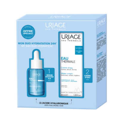 Coffret Eau Thermale Sérum Booster H.A Hydratant 30ml + Crème d'Eau 40ml - Parashop.com