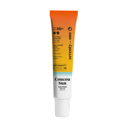 SeventyOne Percent Coucou Sun Fluide Solaire dès 1an SPF50+, 40ml | Parashop.com