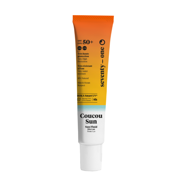 SeventyOne Percent Coucou Sun Fluide Solaire dès 1an SPF50+, 40ml | Parashop.com