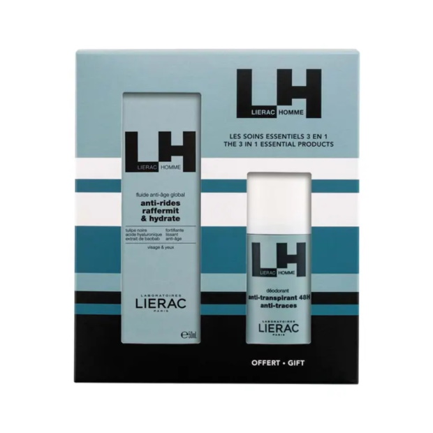 Homme Coffret Fête des Pères Fluide Anti-Age + Déodorant Offert 100ml - Parashop.com