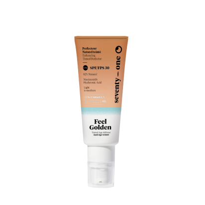 SeventyOne Percent Feel Golden Crème Hydratante Visage Teintée SPF30, 40ml | Parashop.com
