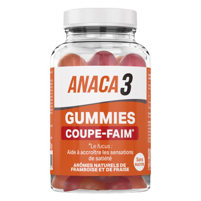 Anaca 3 Coupe Faim Sans Sucres, 60 Gummies | Parashop.com