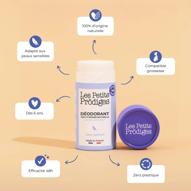 Déodorant Stick Sans Parfum 48h, 40g